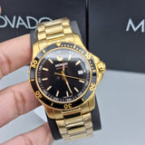  Shop Authentic Movado Series 800 Black Dial Gold Steel Strap Watch For Men - 2600145 - Luxxuri