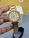  Shop Authentic Michael Kors Parker Gold Dial Gold Steel Strap Watch for Women - MK5354 - Luxxuri