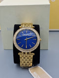  Shop Authentic Michael Kors Darci Blue Dial Gold Steel Strap Watch for Women - MK3406 - Luxxuri