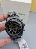  Shop Authentic Michael Kors Lexington Chronograph Black Dial Black Steel Strap Watch for Men - MK8603 - Luxxuri