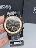  Shop Authentic Hugo Boss Grand Prix Black Dial Black Steel Strap Watch for Men - 1513578 - Luxxuri