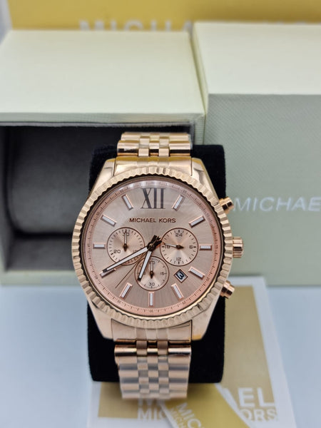  Shop Authentic Michael Kors Lexington Gold Dial Gold Steel Strap Watch for Women - MK6473 - Luxxuri