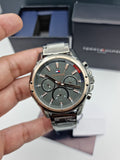  Shop Authentic Tommy Hilfiger Mason Grey Dial Grey Steel Strap Watch for Men - 1791790 - Luxxuri