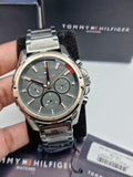  Shop Authentic Tommy Hilfiger Mason Grey Dial Grey Steel Strap Watch for Men - 1791790 - Luxxuri