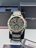  Shop Authentic Tommy Hilfiger Mason Grey Dial Grey Steel Strap Watch for Men - 1791790 - Luxxuri