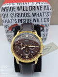  Shop Authentic Fossil Neutra Chronograph Brown Dial Brown Leather Strap Watch for Men - FS5763 - Luxxuri