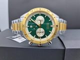  Shop Authentic Hugo Boss Santiago Green Dial Two Tone Steel Strap Watch for Men - 1513872 - Luxxuri
