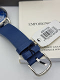  Shop Authentic Emporio Armani Aviator Quartz Blue Dial Blue Leather Strap Watch For Men - AR11335 - Luxxuri