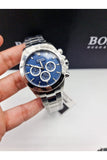  Shop Authentic Hugo Boss Ikon Blue Dial Silver Steel Strap Watch for Men - 1512963 - Luxxuri