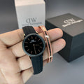  Shop Authentic Daniel Wellington Iconic Motion Black Dial Rubber Strap Watch For Women - DW00100426 - Luxxuri