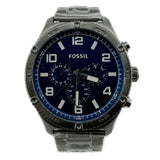  Shop Authentic Fossil Brox Multifunction Blue Dial Grey Steel Strap Watch for Men - BQ2798 - Luxxuri