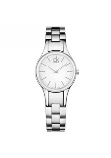  Shop Authentic Calvin Klein Simplicity White Dial Silver Steel Strap Watch for Women - K4323185 - Luxxuri