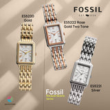  Shop Authentic Fossil Raquel Three Hand Date White Dial Silver Steel Strap Watch for Women - ES5221 - Luxxuri