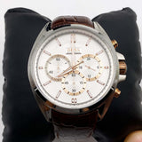 Shop Authentic Hugo Boss Driver Chronograph Silver Dial Brown Leather Strap Watch For Men - 1512881 - Luxxuri