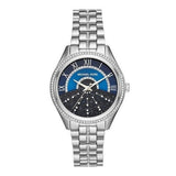  Shop Authentic Michael Kors Lauryn Blue Dial Silver Steel Strap Watch for Women - MK3720 - Luxxuri