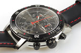  Shop Authentic Tissot T Sport PRS 200 Chronograph Grey Dial Black Leather Strap Watch For Men - T067.417.26.051.00 - Luxxuri