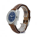  Shop Authentic Breitling Navitimer Automatic 38mm Blue Dial Brown Leather Strap Mens Watch - A17325211C1P2 - Luxxuri