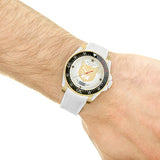  Shop Authentic Gucci Dive Quartz White Dial White Rubber Strap Unisex Watch - YA136322 - Luxxuri