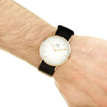  Shop Authentic Daniel Wellington Classic Cornwall White Dial Black Nylon Strap Watch For Men - DW00100257 - Luxxuri