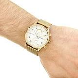  Shop Authentic Tommy Hilfiger Kane White Dial Gold Mesh Bracelet Watch for Men - 1710403 - Luxxuri