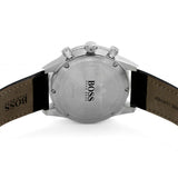  Shop Authentic Hugo Boss Aero Chronograph Black Dial Black Leather Strap Watch for Men - 1513770 - Luxxuri
