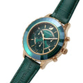  Shop Authentic Swarovski Octea Lux Chrono Emerald Green Dial Green Leather Strap Watch for Women - 5452498 - Luxxuri