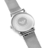  Shop Authentic Emporio Armani Luigi Quartz Grey Dial Silver Mesh Bracelet Watch For Men - AR11069 - Luxxuri