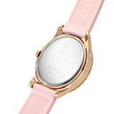  Shop Authentic Guess Sparkling Diamonds Pink Dial Pink Rubber Strap Watch for Women - W0032L9 - Luxxuri