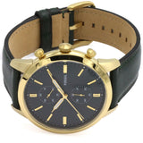  Shop Authentic Fossil Townsman Chronograph Green Dial Green Leather Strap Watch for Men - FS5599 - Luxxuri