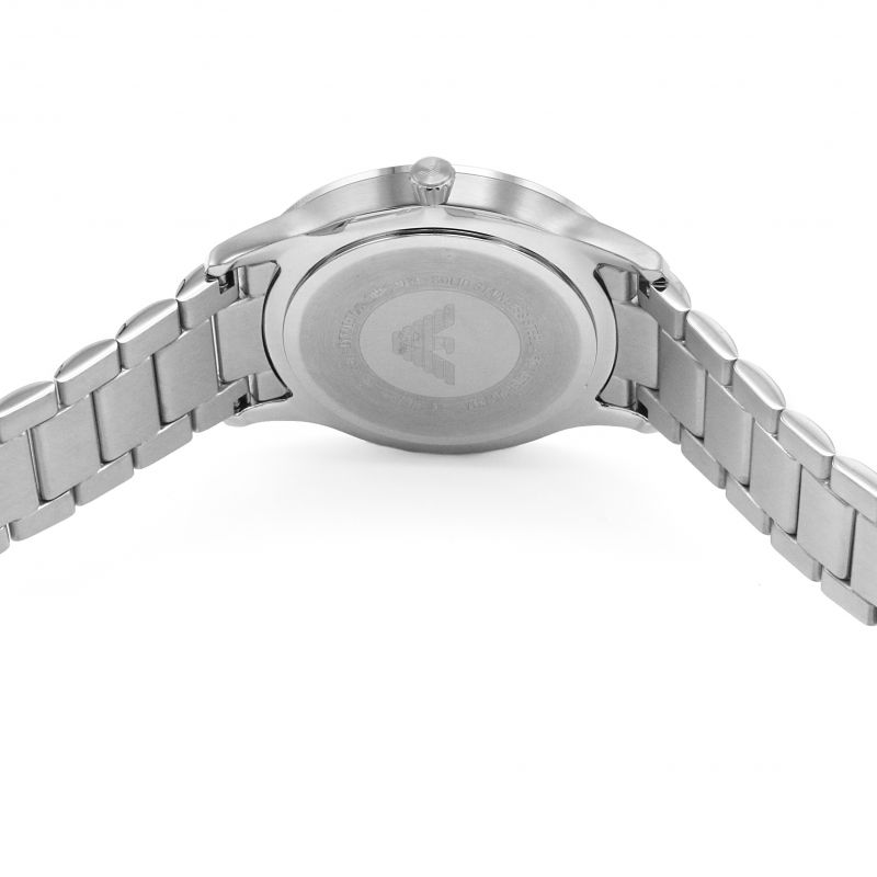 Shop Authentic Emporio Armani Giovanni Quartz Blue Dial Silver Steel Strap Watch For Men - AR11227 - Luxxuri
