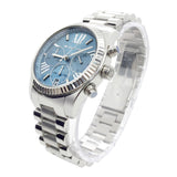  Shop Authentic Michael Kors Lexington Chronograph Blue Dial Silver Steel Strap Watch For Women - MK5887 - Luxxuri