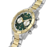  Shop Authentic Hugo Boss Santiago Green Dial Two Tone Steel Strap Watch for Men - 1513872 - Luxxuri
