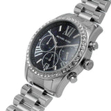  Shop Authentic Michael Kors Lexington Chronograph Black Dial Silver Steel Strap Watch For Women - MK7277 - Luxxuri