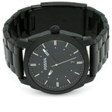  Shop Authentic Fossil Machine Black Dial Black Steel Strap Watch for Men - FS4775 - Luxxuri