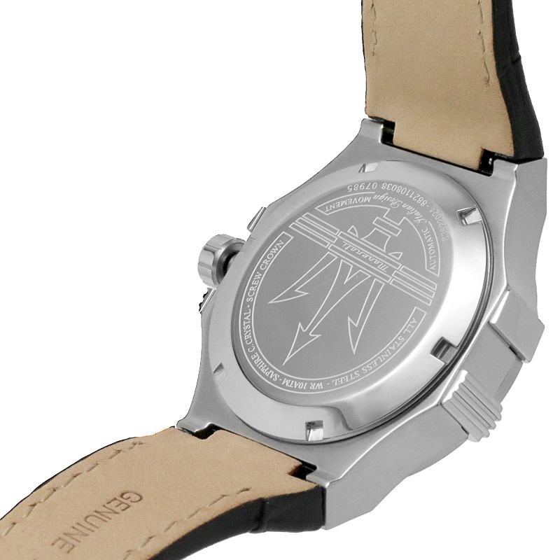  Shop Authentic Maserati Potenza Automatic Black Dial Black Leather Strap Watch For Men - R8821108038 - Luxxuri