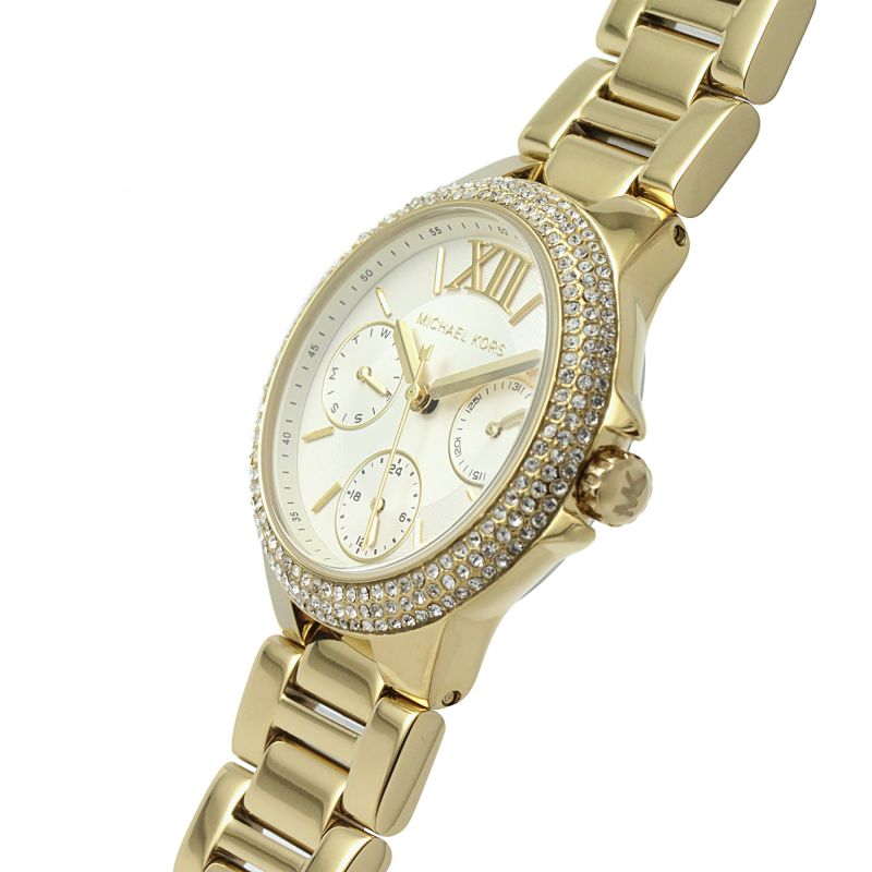 Shop Authentic Michael Kors Mini Camille Chronograph White Dial Rose Gold Steel Strap Watch For Women - MK6844 - Luxxuri