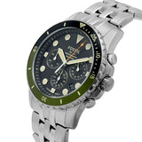  Shop Authentic Fossil FB-01 Chronograph Black Dial Silver Steel Strap Watch for Men - FS5864 - Luxxuri