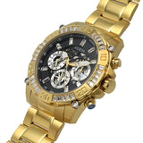  Shop Authentic Guess Trophy Diamonds Black Dial Gold Steel Strap Watch for Men - GW0390G2 - Luxxuri