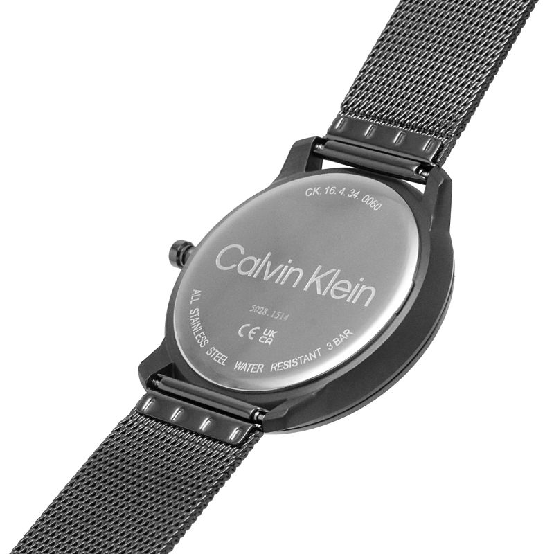  Shop Authentic Calvin Klein Minimal Grey Dial Grey Mesh Bracelet Watch for Men - K3M517P4 - Luxxuri