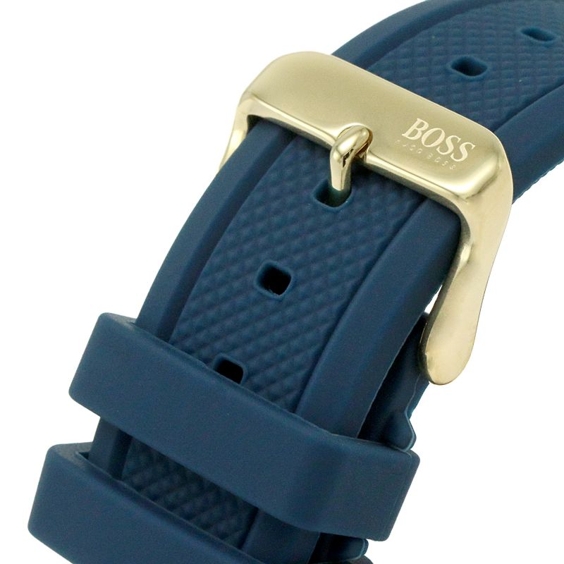  Shop Authentic Hugo Boss Globetrotter Blue Dial Blue Silicone Strap Watch for Men - 1513822 - Luxxuri