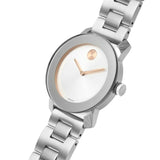  Shop Authentic Movado Bold Silver Dial Silver Steel Strap Watch For Women - 3600084 - Luxxuri