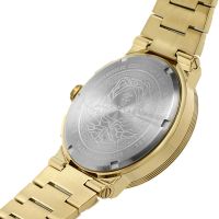  Shop Authentic Versace Greca Chronograph Black Dial Gold Steel Strap Watch For Men - VEZ900421 - Luxxuri