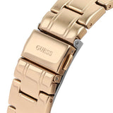  Shop Authentic Guess Sparkler Diamonds Black Dial Rose Gold Steel Strap Watch for Women - GW0111L3 - Luxxuri