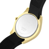  Shop Authentic Guess Clarity Gold Dial Black Silicone Strap Watch for Women - GW0109L1 - Luxxuri