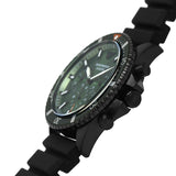  Shop Authentic Emporio Armani Diver Chronograph Quartz Green Dial Black Silicon Strap Watch For Men - AR11463 - Luxxuri