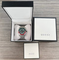  Shop Authentic Gucci Dive Quartz Green Dial Silver Steel Strap Watch For Men - YA136222 - Luxxuri