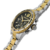  Shop Authentic Michael Kors Everest Chronograph Black Dial Two Tone Steel Strap Watch For Women - MK7209 - Luxxuri