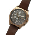  Shop Authentic Hugo Boss Grandmaster Grey Dial Brown Leather Strap Watch for Men - 1513882 - Luxxuri