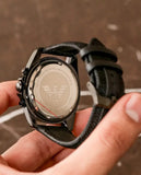  Shop Authentic Emporio Armani Giovanni Chronograph Black Dial Black Rubber Strap Watch For Men - AR11028 - Luxxuri