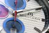 Shop Authentic Maurice Lacroix Aikon Chronograph Special Edition Mahindra Racing Silver Dial Grey Rubber Strap Watch for Men - AI1018-TT031-130-2 - Luxxuri